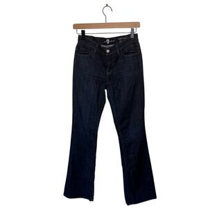 7 FOR ALL MANKIND High Waist Bootcut Denim Jeans Size 25